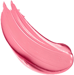 Pink brush stroke resembling fondant