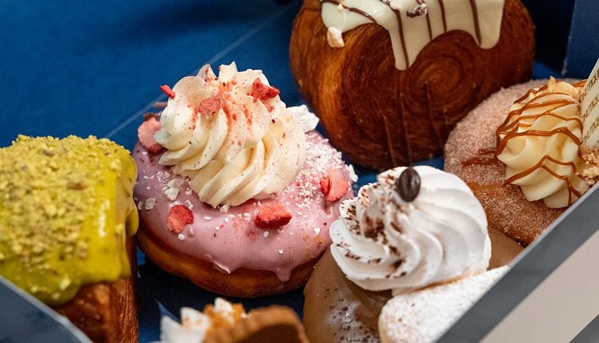 Desserts and baked goods at Donutique