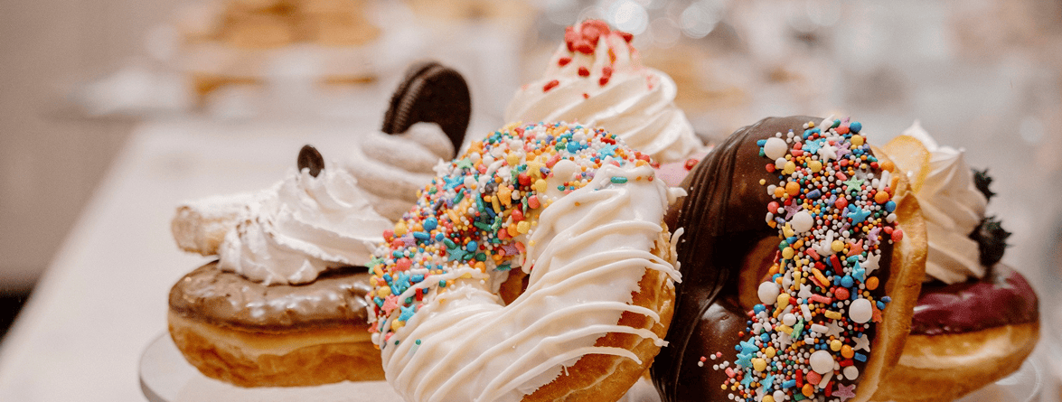 Browse our menu of handcrafted artisan donuts. From signature glazes to seasonal flavors, discover the best gourmet donuts in Las Vegas NV at The Venetian.
