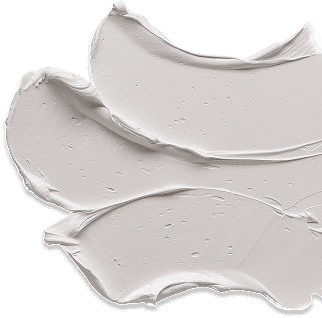 white resembling a brush stroke and fondant