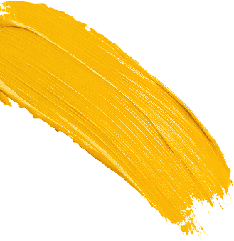 yellow resembling a brush stroke and fondant