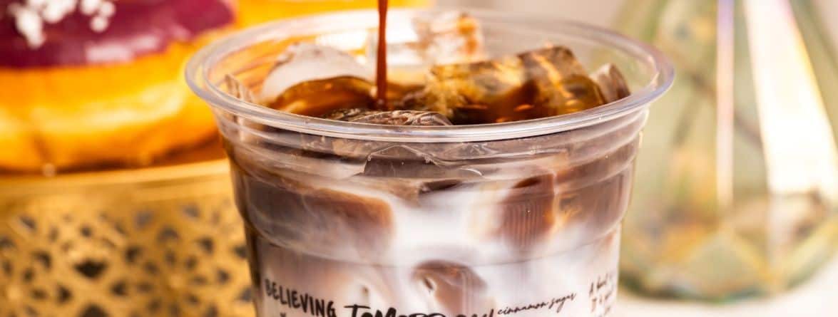Iced Coffee Drinks at Donutique