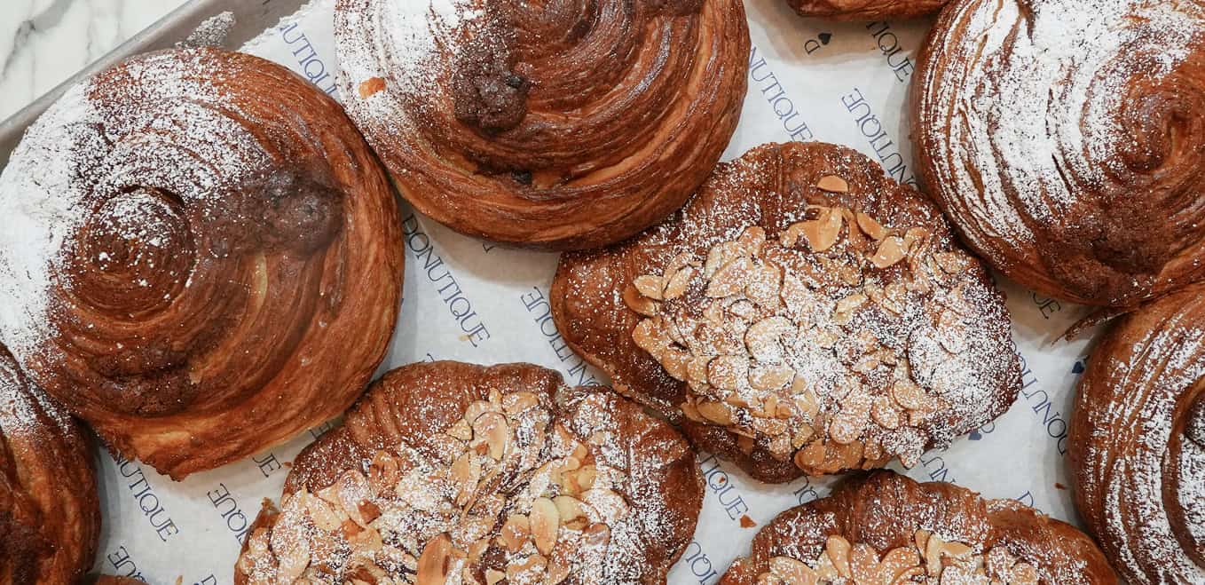 Baked Croissants available at Donutique's Bakery